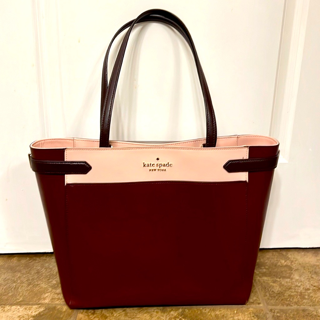 Kate Spade Vintage Color Block Laptop Tote Purse